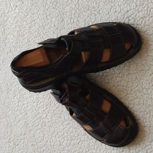 Joseph Seibel Brown Leather Fisherman's Sandals * U.S. 9 = EU 42